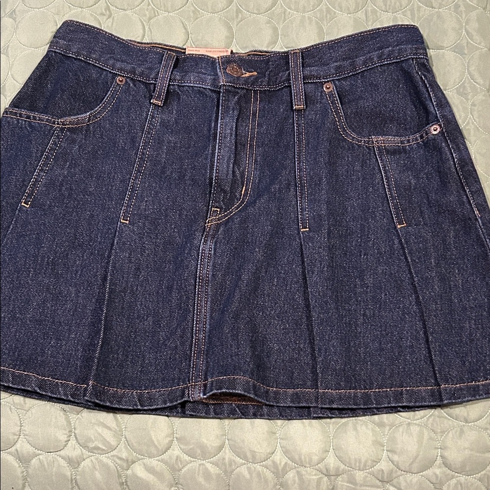 Denim Mini Skirt